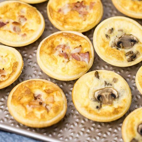 Mini Quiche in a steam oven Steam & Bake