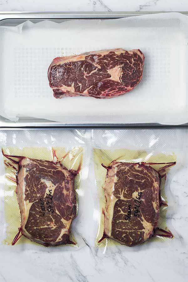 How to sous vide steak in a steam oven - Steam & Bake