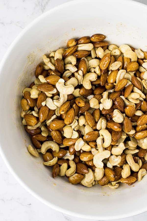 Sweet & Spicy Roasted Party Nuts Recipe - Cookie and Kate