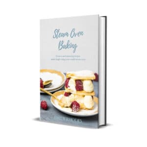 cover image of steam oven cookbook