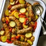 sausage and veg bake