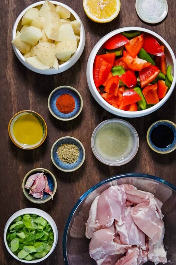 ingredients for greek chicken