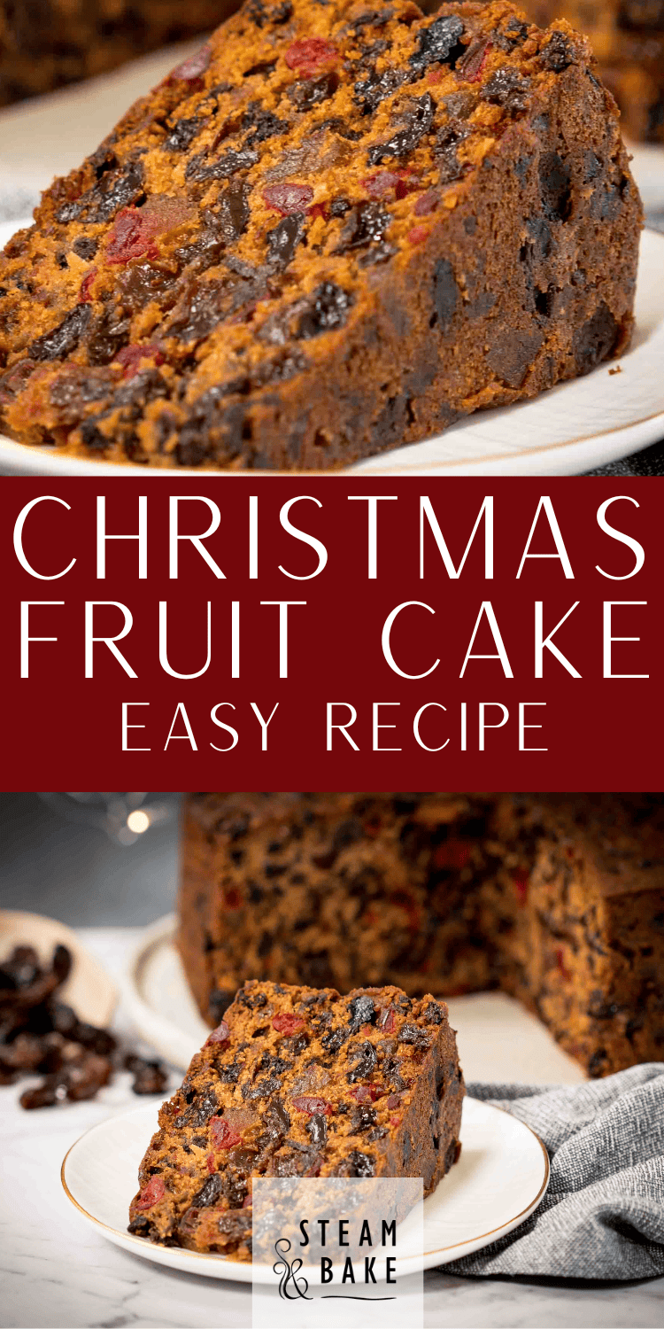 The Ultimate Easy Traditional Christmas Cake Recipe - Steam & Bake