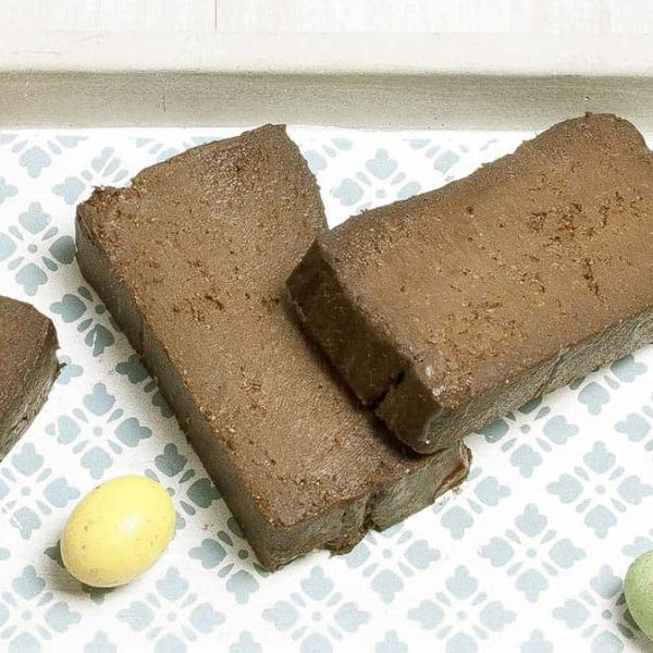 three slices of a decadent moist chocolate truffle cake