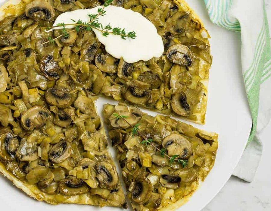 Leek-mushroom-tart-landscape