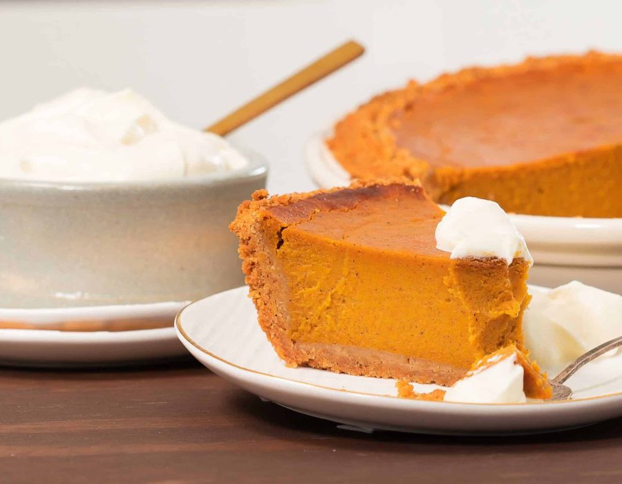 steam oven pumpkin pie for Thanksgiving