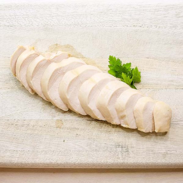 sliced sous vide chicken breast