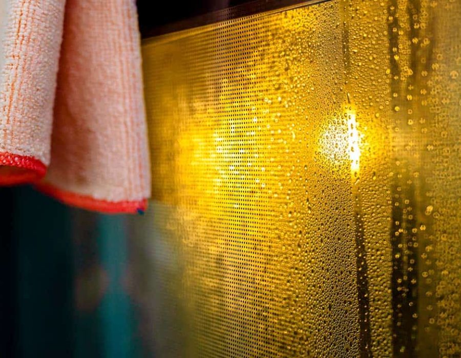 close up of oven door