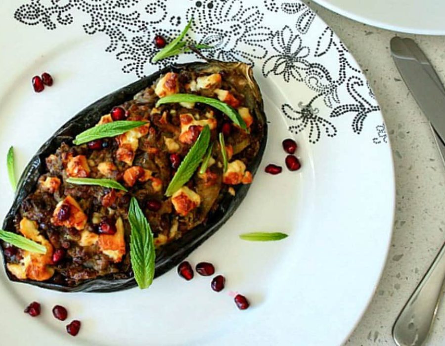 Stuffed Eggplant in the Steam Oven-1