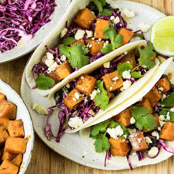 sweet potato soft tacos