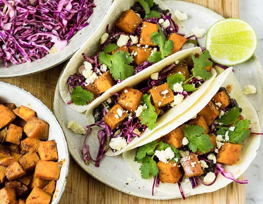 sweet potato soft tacos